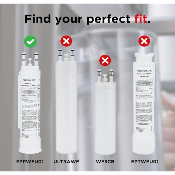 1 Pack Frigidaire PWF-1 FPPWFU01 Refrigerator PurePour Water&Ice Filter New - Picture 6 of 8